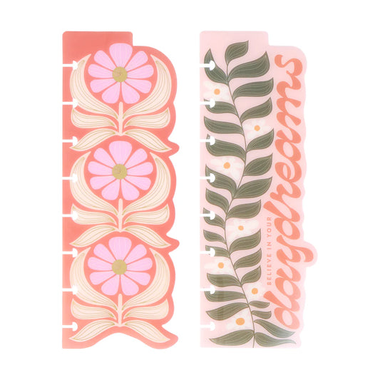 Desert Rose Die Cut Bookmarks - 2 Pack