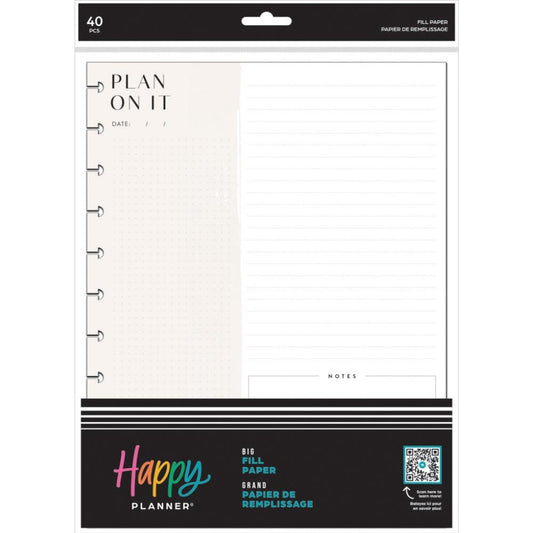 Dotted Lined Big Filler Paper - Neutrals