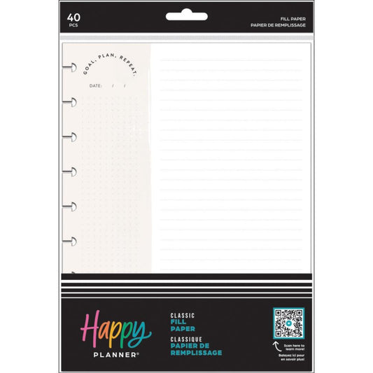 Dashboard + Dotted Lined Classic Filler Paper - Neutrals