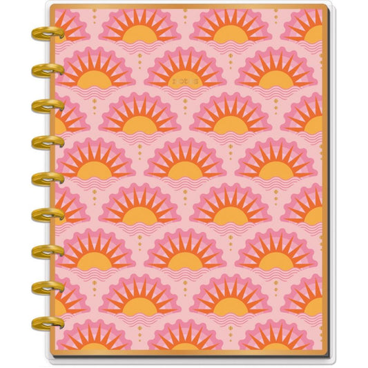 Dotted Lined Classic Notebook - Retro Sunset