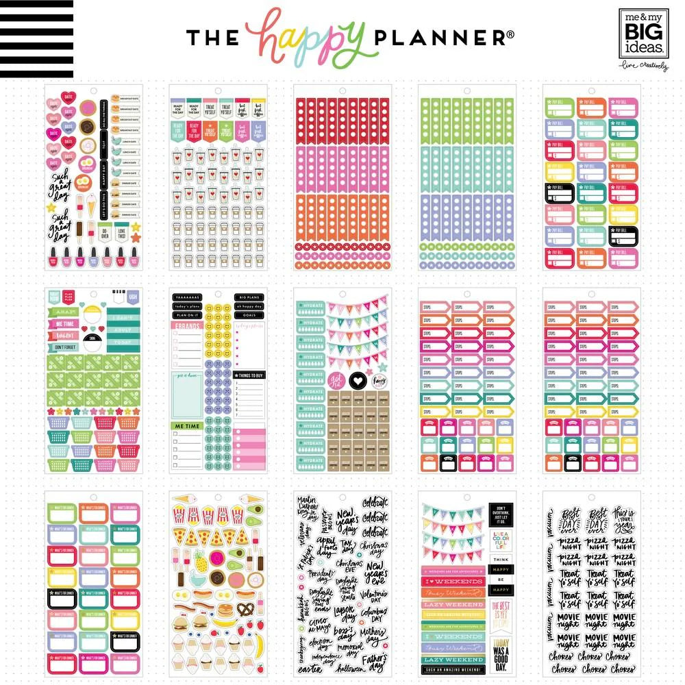 Value Pack Stickers - Planner Basics