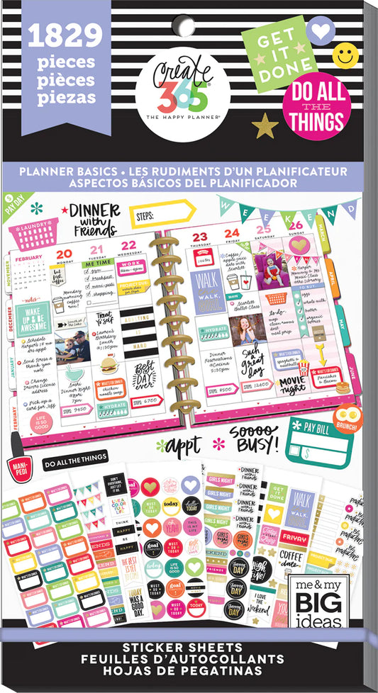 Value Pack Stickers - Planner Basics