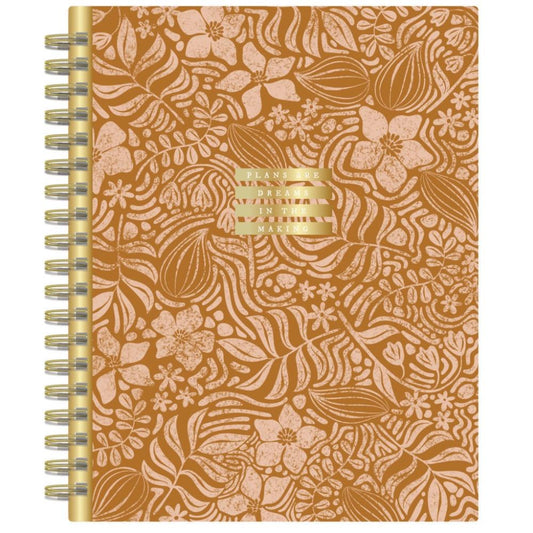 2025 Sunny Oasis Spiral Planner – Classic Vertical Layout – 12 Months