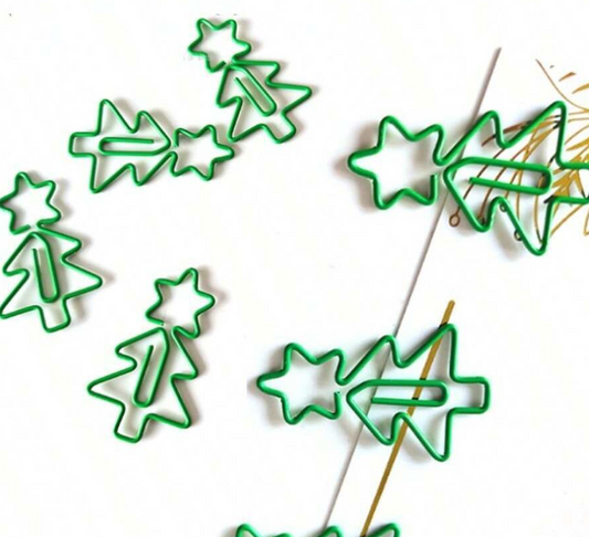 Christmas Tree Paper Clips