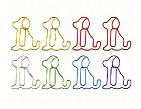 Multi-Colour Doggy Paper Clips