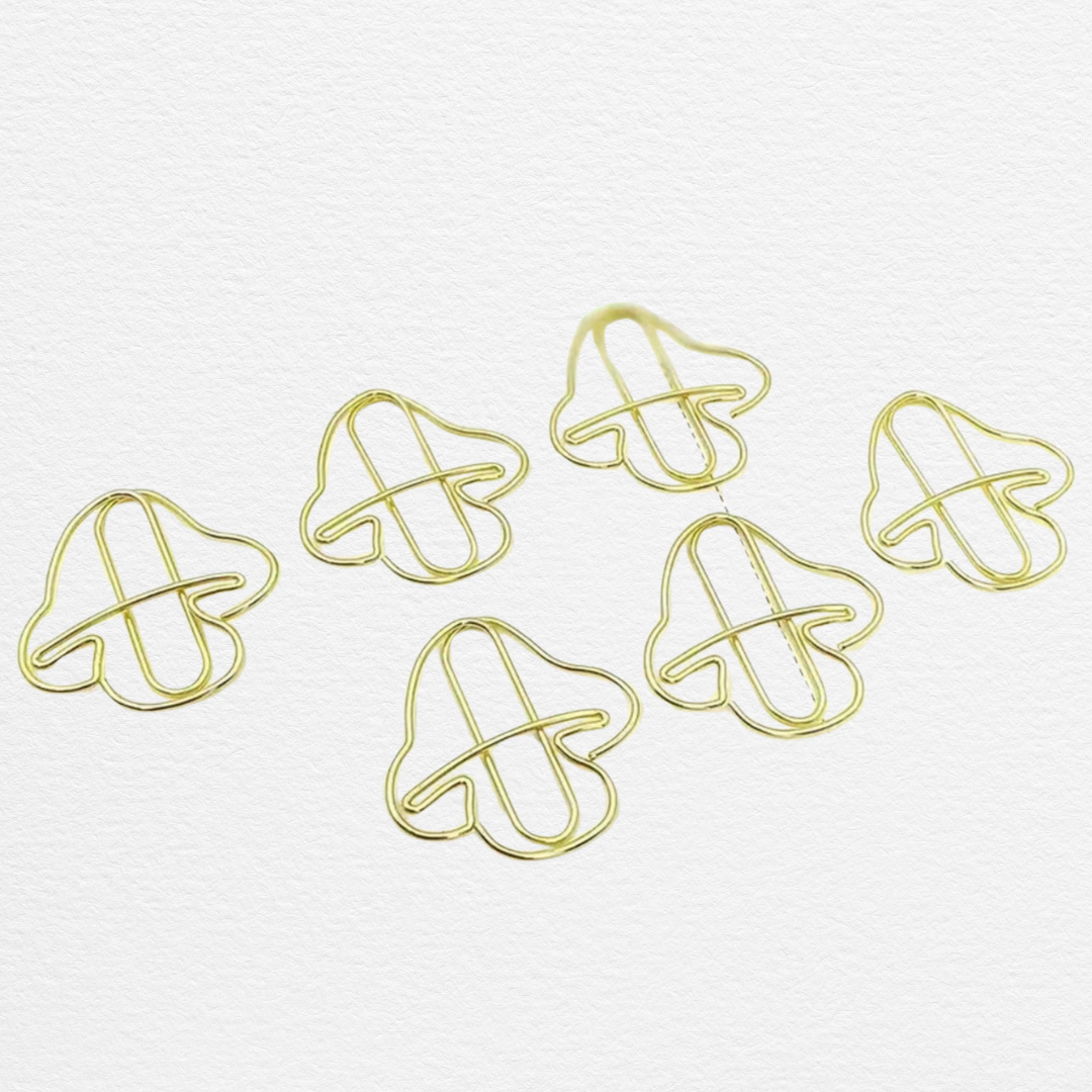 Mushroom Paper Clips