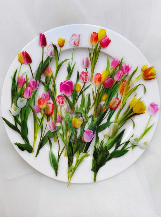 Large Bright Tulip Stickers