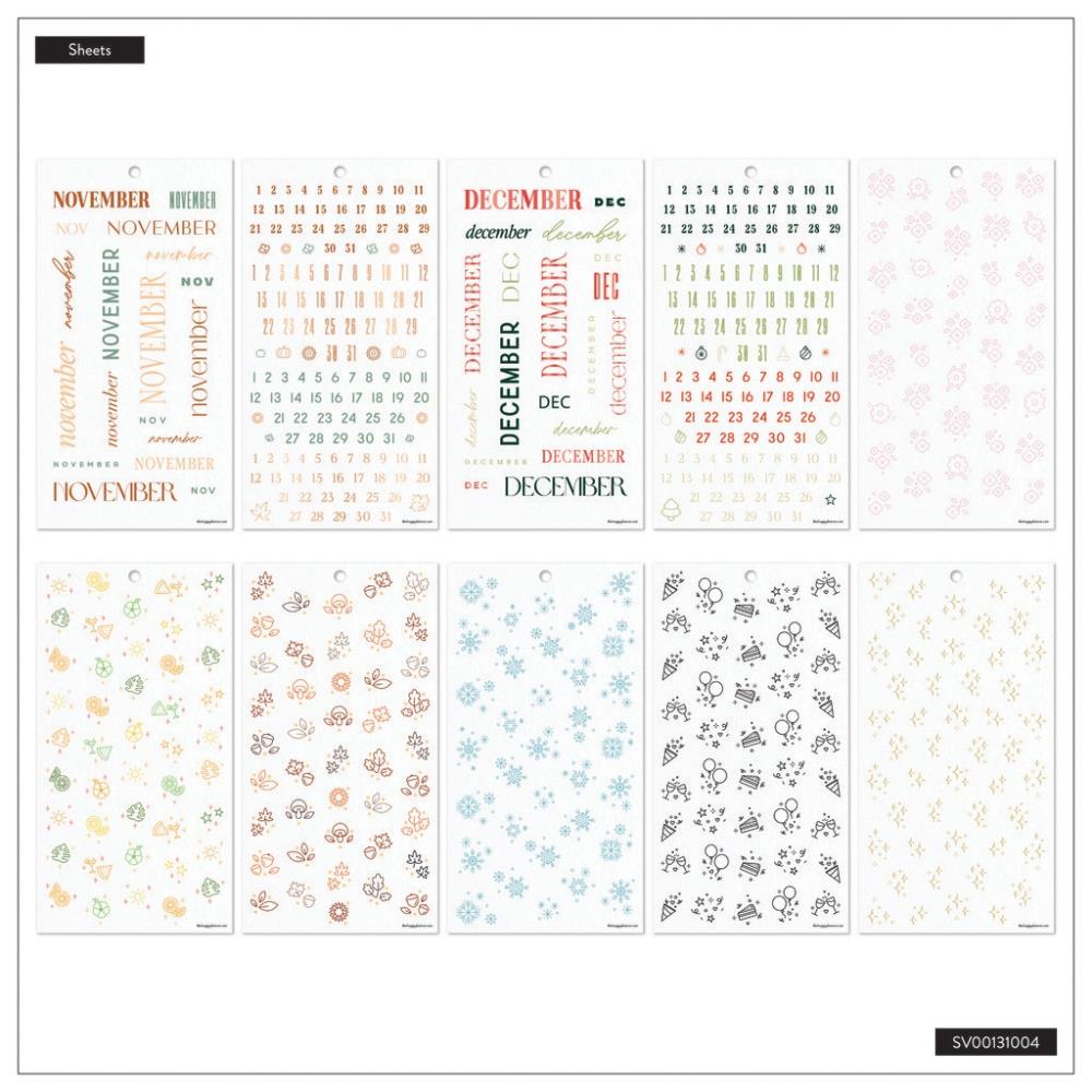 Value Pack Stickers - Colourful Months